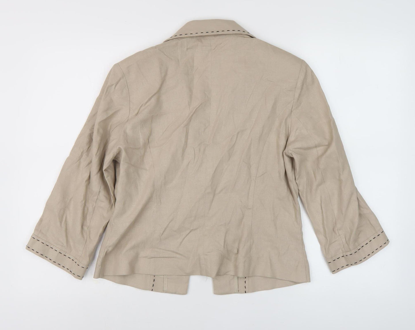 Marks and Spencer Women's Beige Blazer Size 14