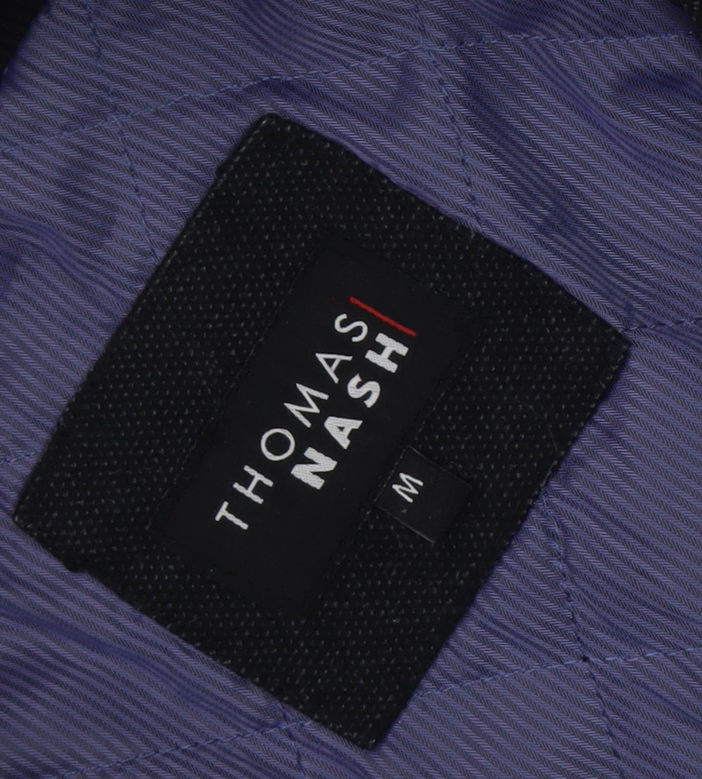 Thomas Nash Men's Black Coat, Stand-Up Collar, M