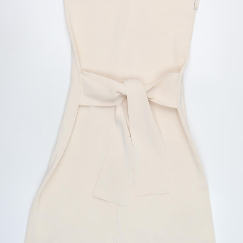 Charli Women's Ivory Sleeveless Midi Shift Dress