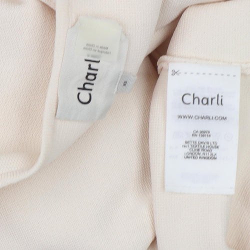 Charli Women's Ivory Sleeveless Midi Shift Dress