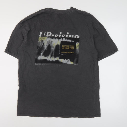 Jack & Jones Men's Graphic Black T-Shirt, Size S