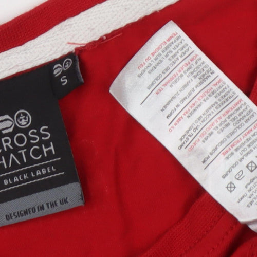 Crosshatch Men's Red Graphic T-Shirt S