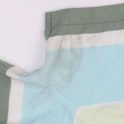 Damart Men's Multicoloured Colourblock Polo