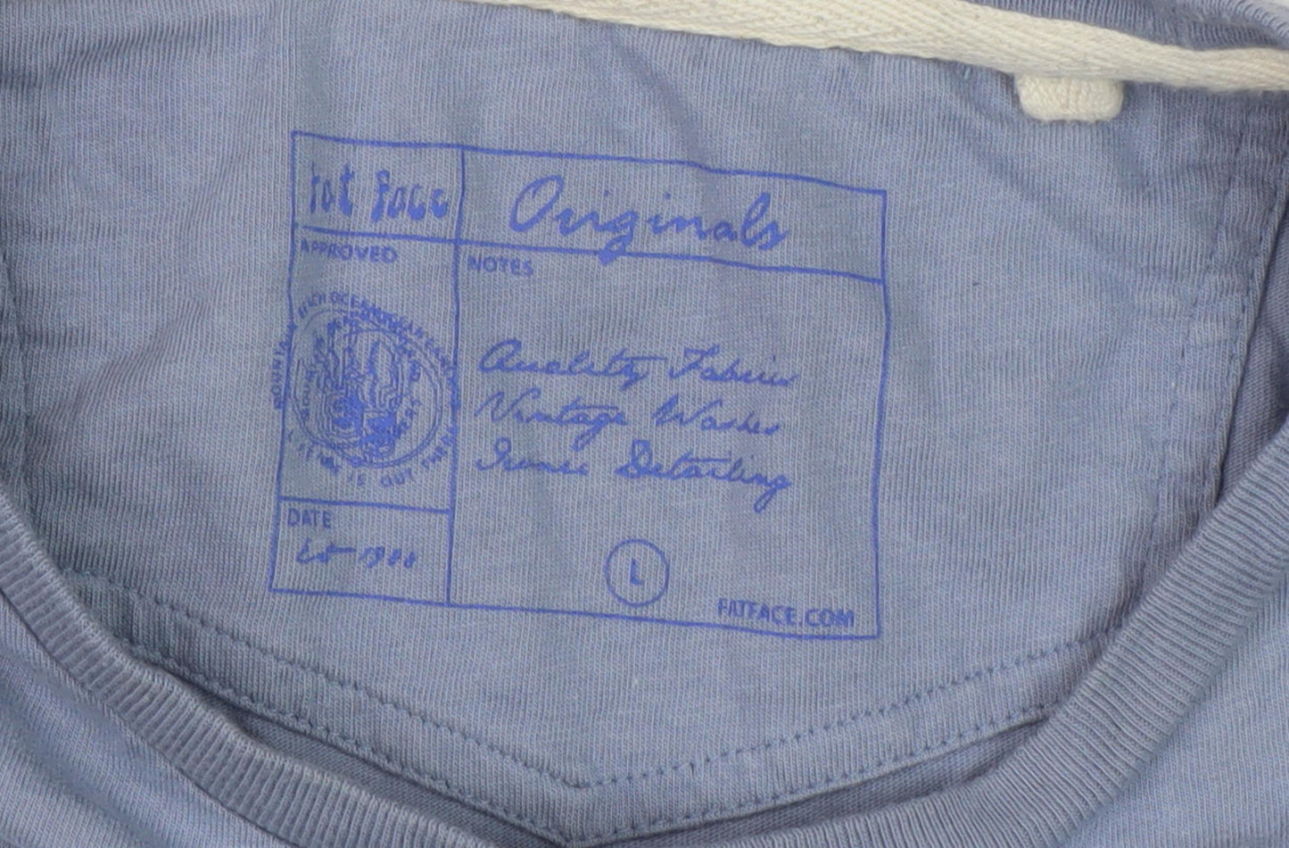 Fat Face Men's Blue L Crew Neck Surf Graphic T-Shirt