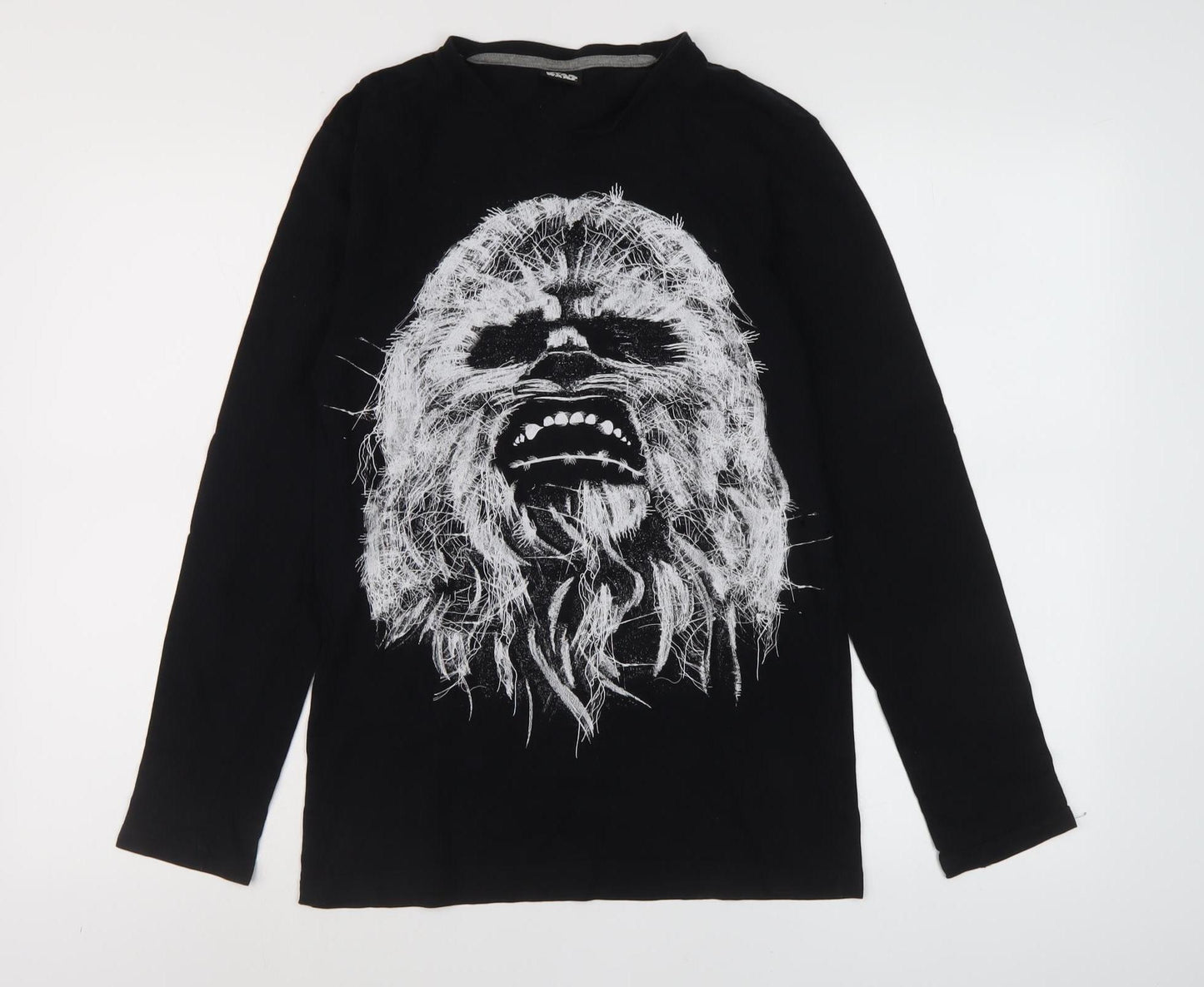 Disney Boys Black Star Wars Graphic T-Shirt XS