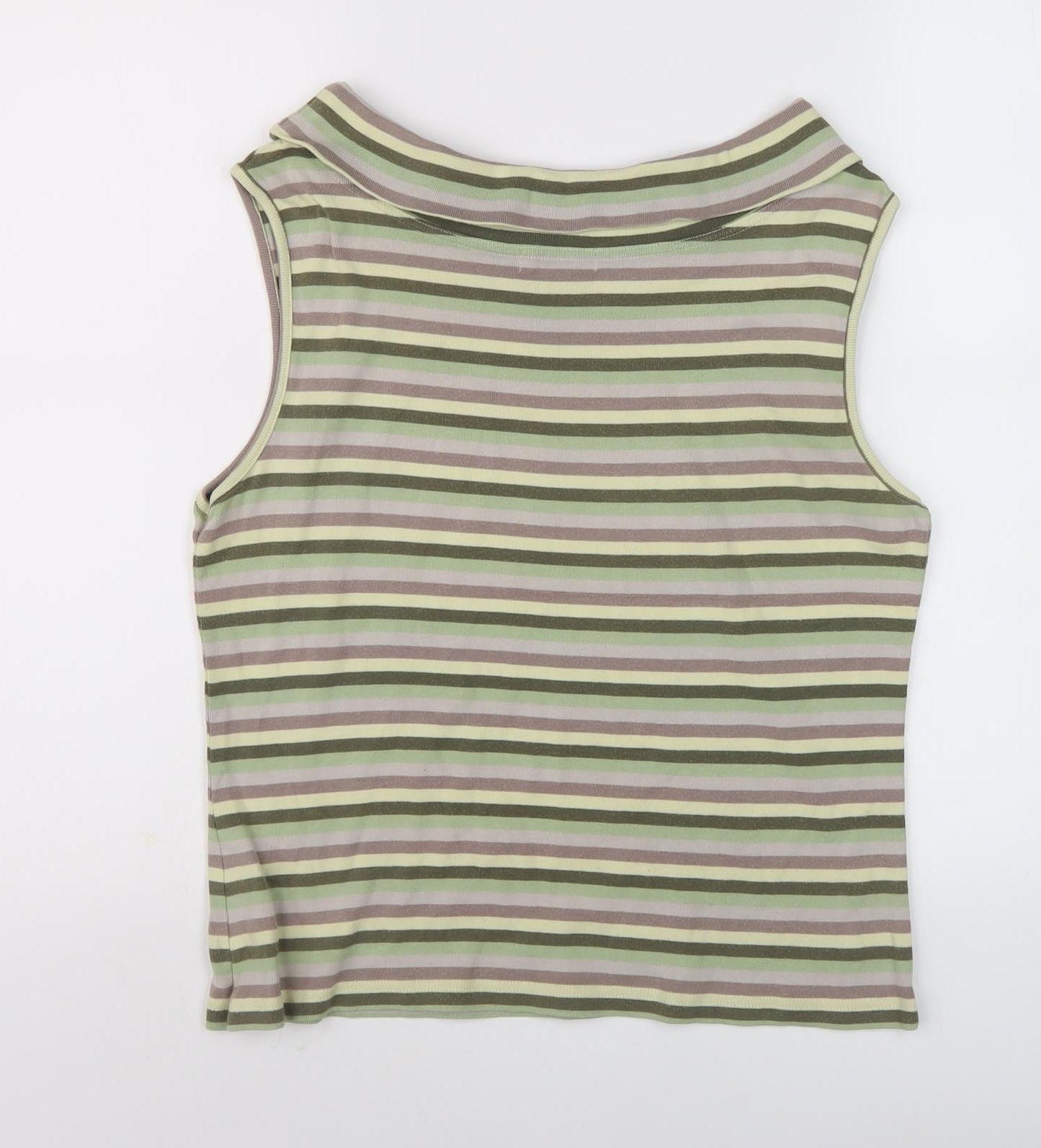 Monsoon Women's Multicoloured Striped Tank Top Size 16