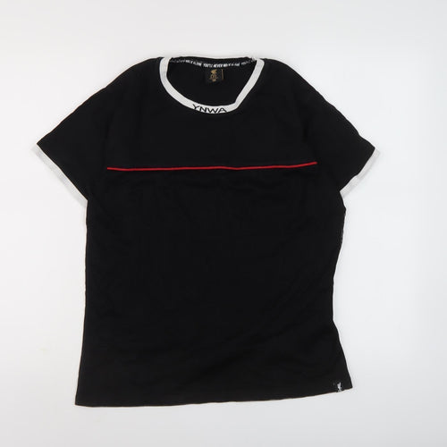 LFC Unisex Black T-Shirt, Crew Neck - Size 10
