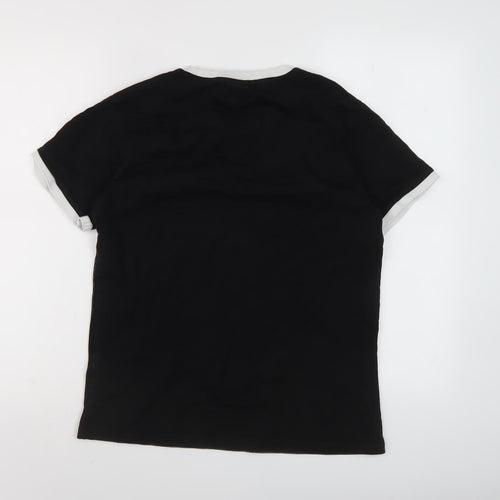 LFC Unisex Black T-Shirt, Crew Neck - Size 10