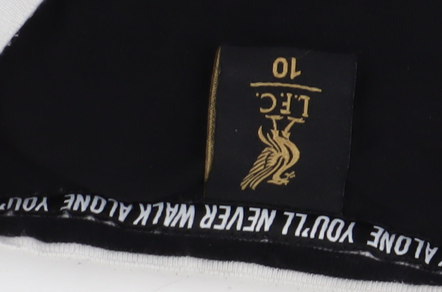 LFC Unisex Black T-Shirt, Crew Neck - Size 10