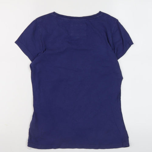 SuperDry Women's Blue Vintage T-Shirt, Size 10