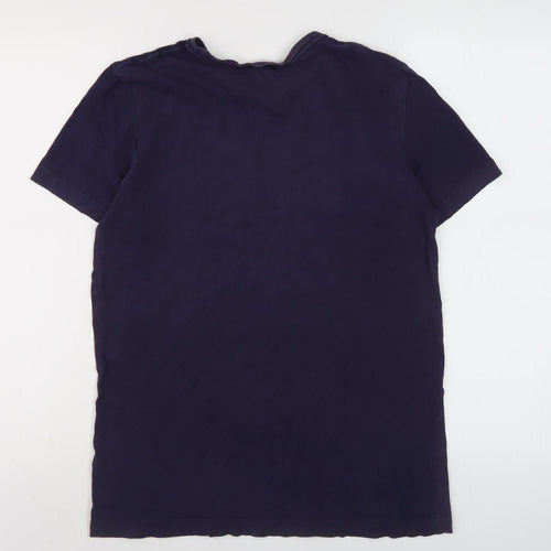 Puma Men's Blue Crew Neck T-Shirt Size S