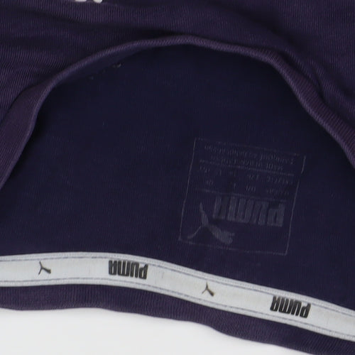 Puma Men's Blue Crew Neck T-Shirt Size S