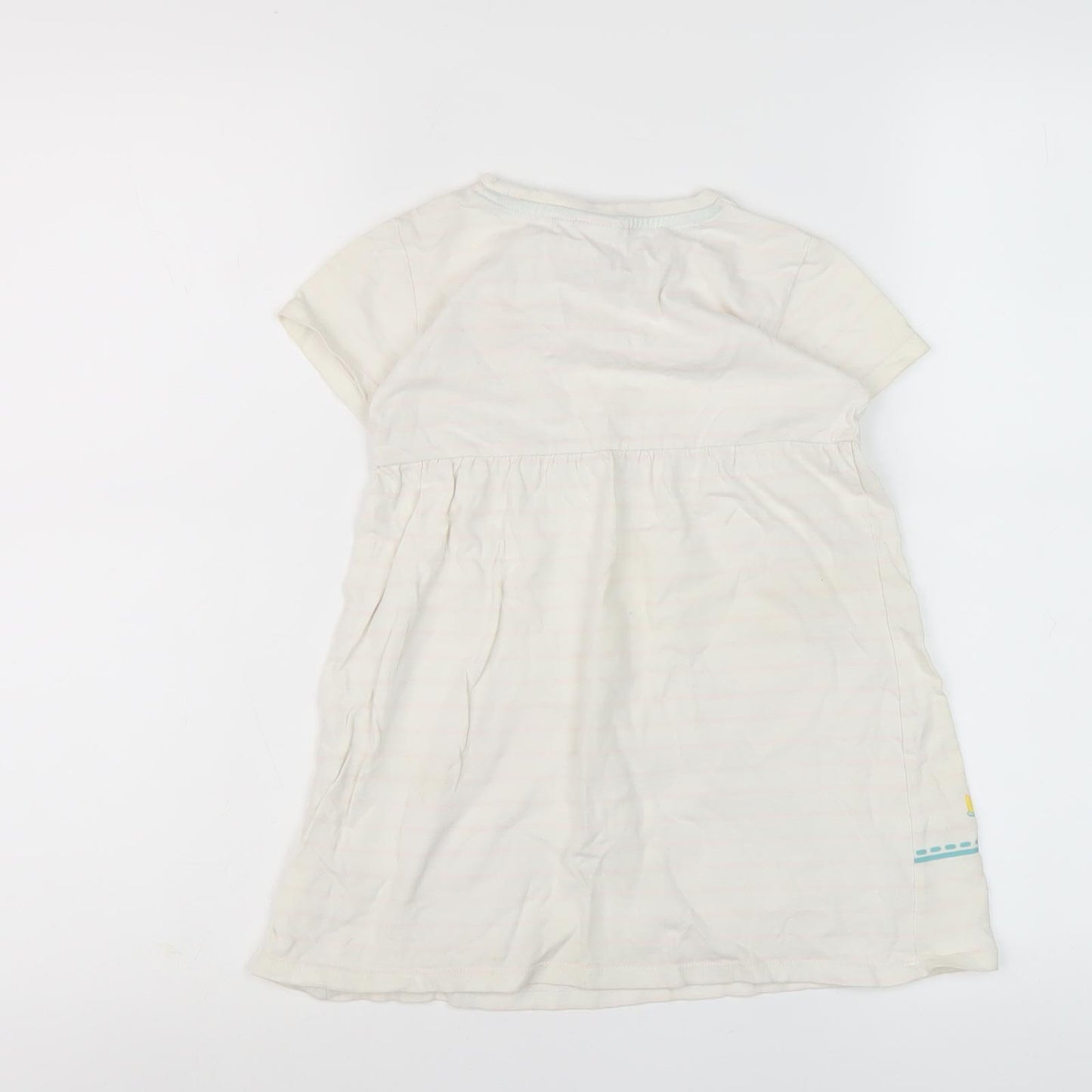 Mini Club Peppa Pig Girls Cartoon Dress Ivory 4-5 Years