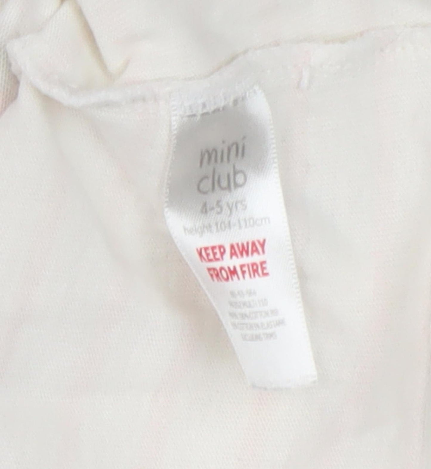 Mini Club Peppa Pig Girls Cartoon Dress Ivory 4-5 Years
