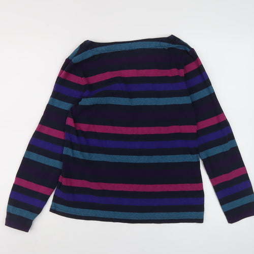 Maine Women's Multicoloured Striped Blouse Size 14
