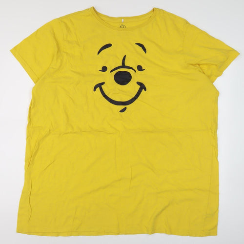 Primark Disney Winnie the Pooh Yellow T-Shirt 2XL