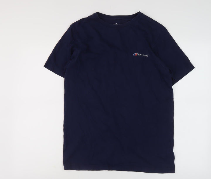 Berghaus Men's Blue Cotton T-Shirt Size S