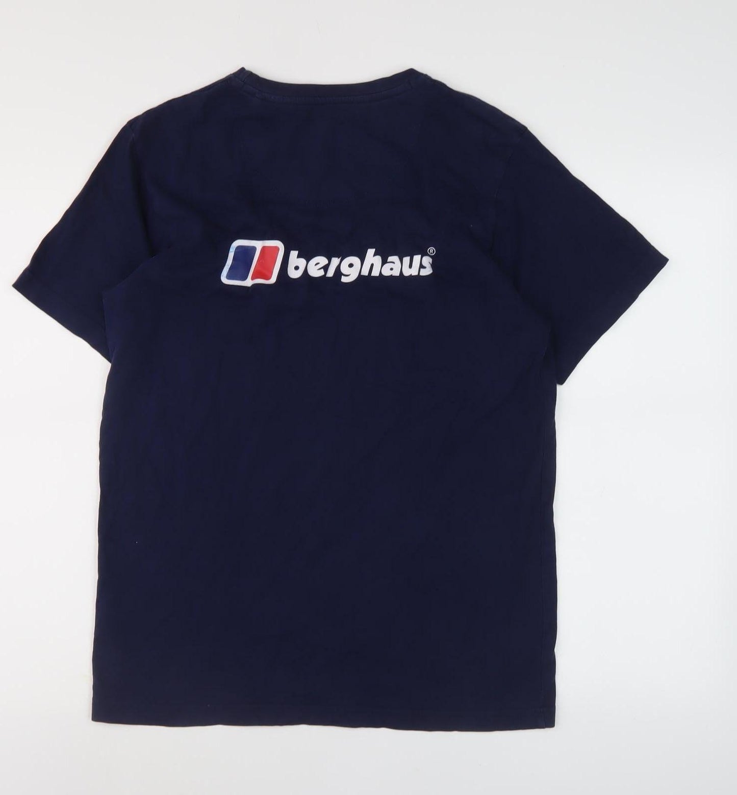 Berghaus Men's Blue Cotton T-Shirt Size S