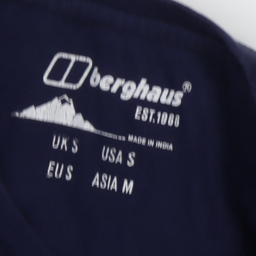 Berghaus Men's Blue Cotton T-Shirt Size S