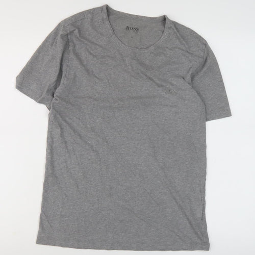 Hugo Boss Men's Grey M Crew Neck T-Shirt