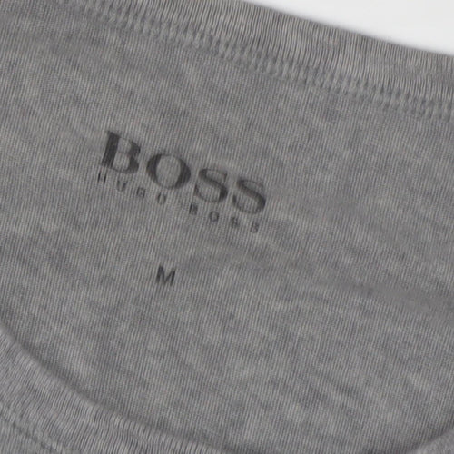 Hugo Boss Men's Grey M Crew Neck T-Shirt
