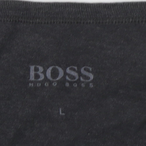 Hugo Boss Men's Black Crew Neck T-Shirt L