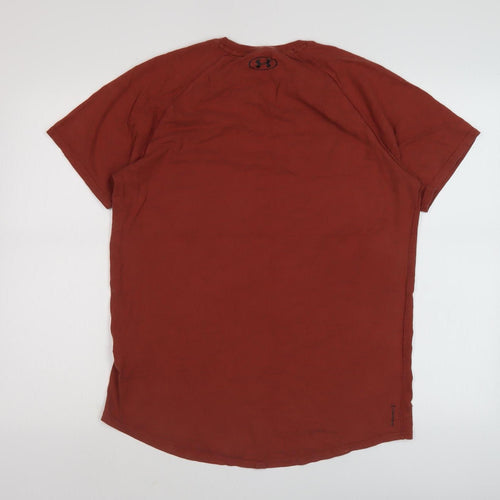 Under Armour Men's Red Crew Neck T-Shirt S