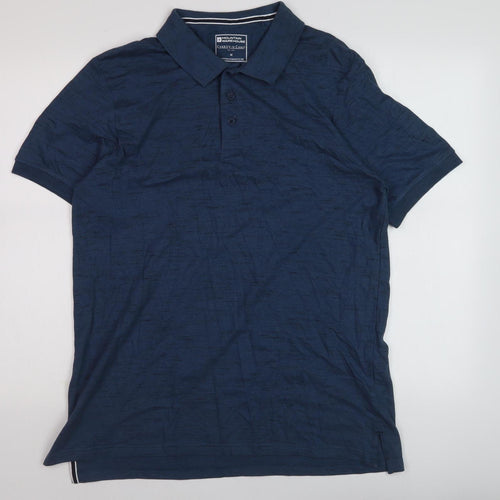 Mountain Warehouse Men's Medium Blue Polo Shirt
