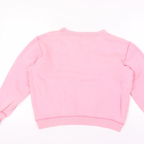 Jack Wills Women's Pink Pullover Sweatshirt Size 12