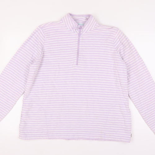 Orvis Women's Multicoloured Striped Sweatshirt XL