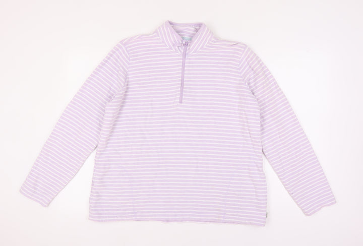 Orvis Women's Multicoloured Striped Sweatshirt XL