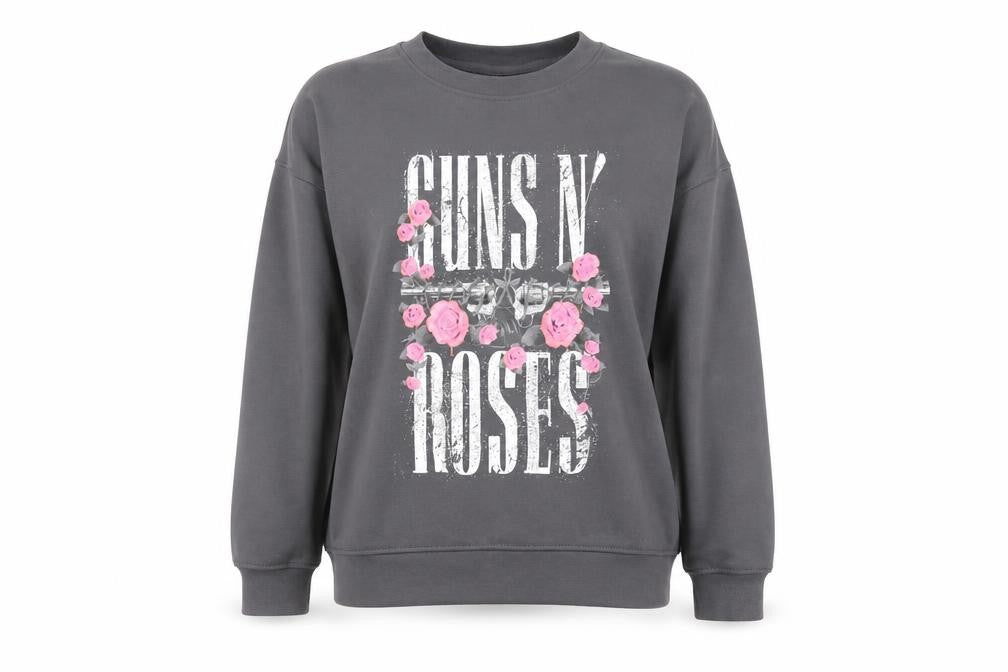Bravado Guns N' Roses Grey Sweatshirt L Unisex Casual