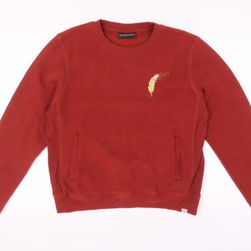 Love & Unique Women's Red Pullover Sweatshirt L