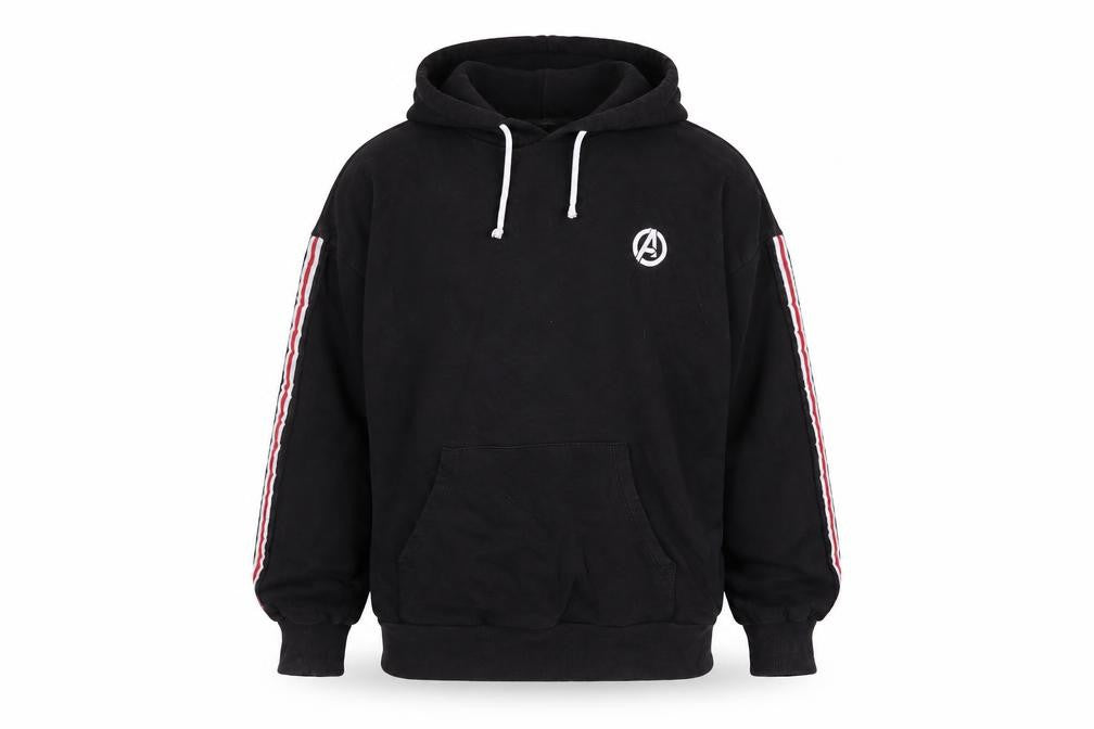 Marvel Avengers Black XS Comic Hoodie Unisex Adults