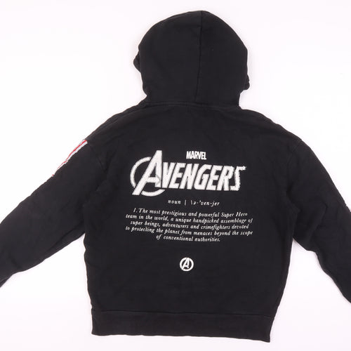 Marvel Avengers Black XS Comic Hoodie Unisex Adults