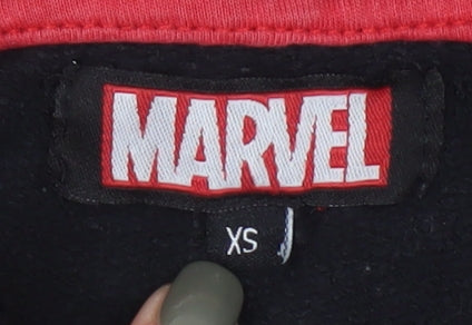Marvel Avengers Black XS Comic Hoodie Unisex Adults