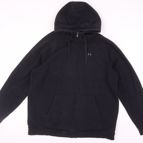Under Armour Men's Black 2XL Full Zip Hoodie
