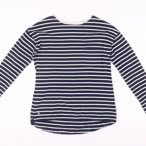 Joules Women’s Blue Striped Long Sleeve T-Shirt Size 6