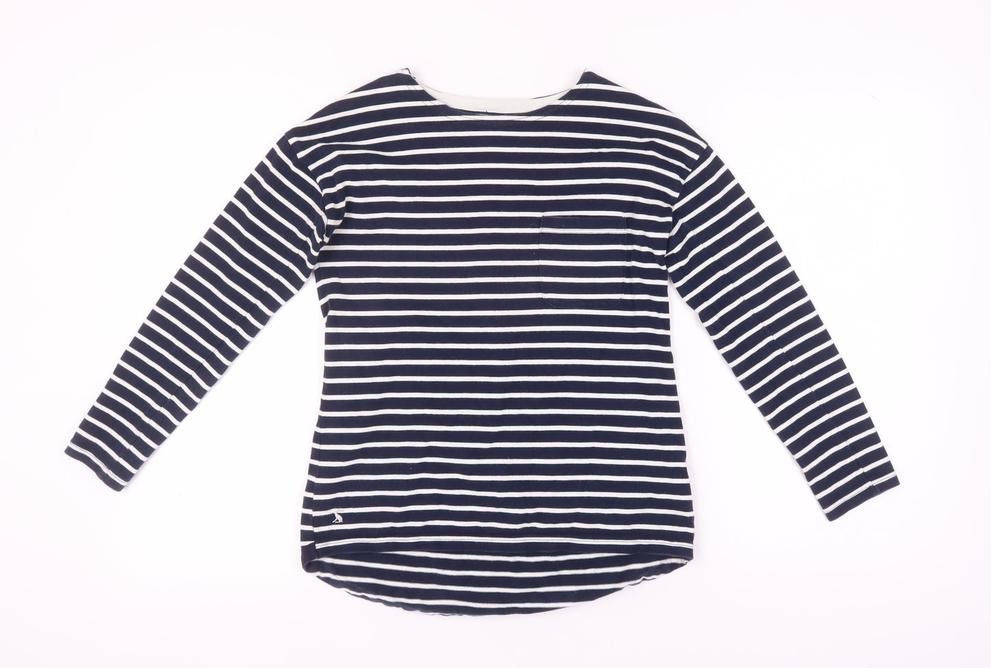 Joules Women’s Blue Striped Long Sleeve T-Shirt Size 6