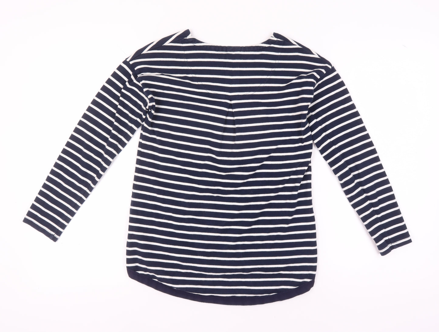 Joules Women’s Blue Striped Long Sleeve T-Shirt Size 6