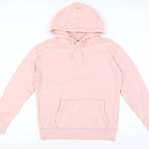Hollister Co. Women's Pink Pullover Hoodie M