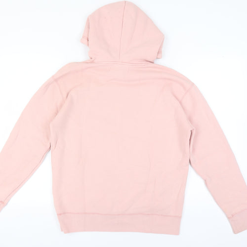 Hollister Co. Women's Pink Pullover Hoodie M