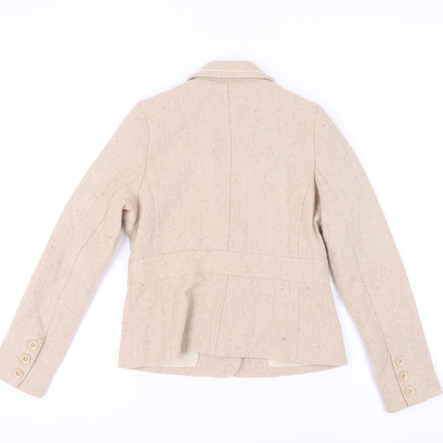 Old Navy Women's Beige Tweed Blazer Size S Casual
