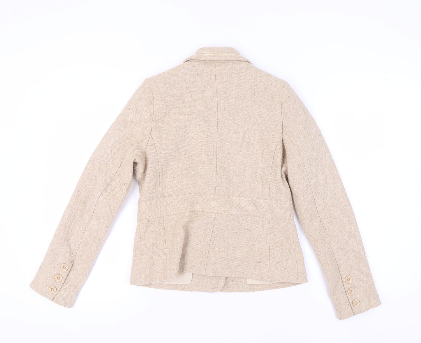 Old Navy Women's Beige Tweed Blazer Size S Casual