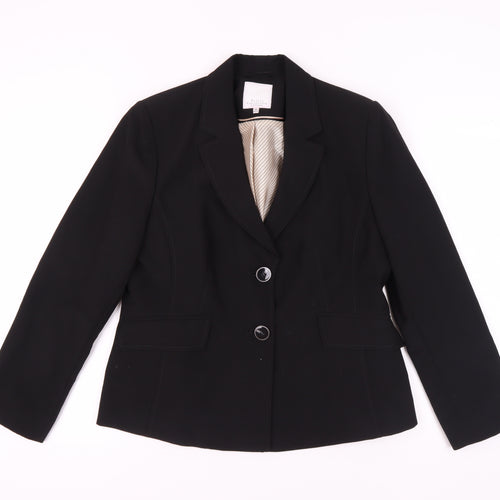 Debenhams Women's Black Blazer Size 16 Petites