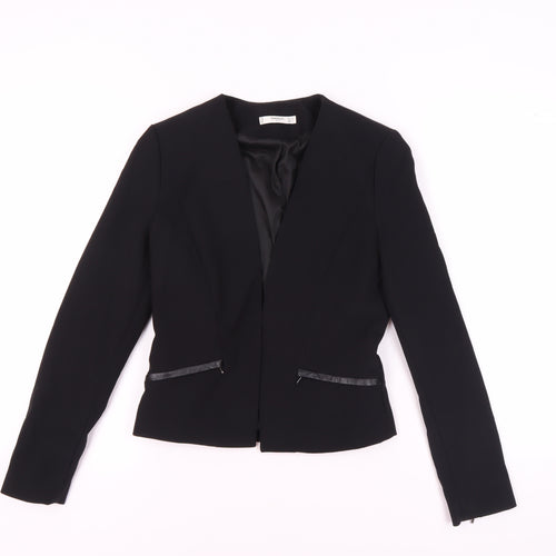 Mango Women’s Black Suit Jacket, Size 8, Regular Fit