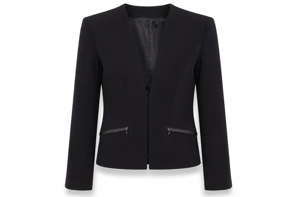 Mango Women’s Black Suit Jacket, Size 8, Regular Fit