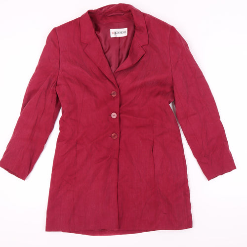 Windsmoor Women's Red Blazer Size 12 Button-Up