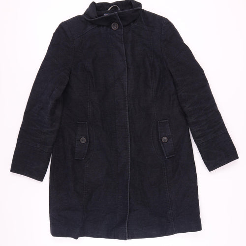 White Stuff Women's Black Overcoat Size 14