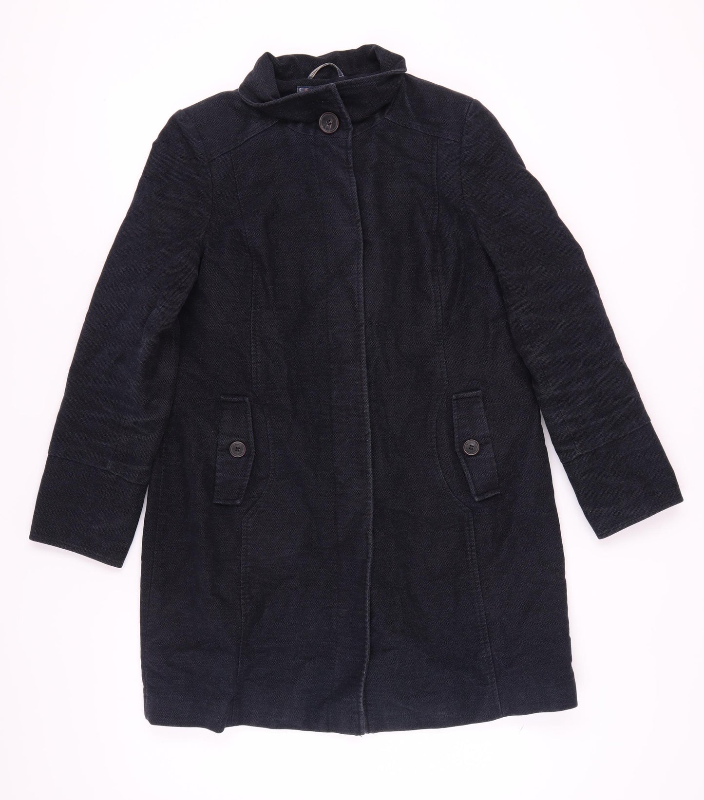 White Stuff Women's Black Overcoat Size 14